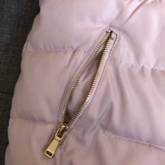 Girls Zara Pink Puffer Coat - Picture 4 of 5